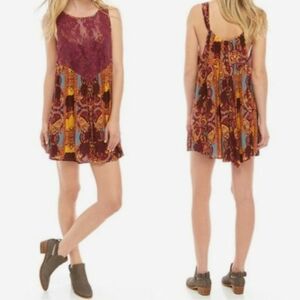 Free People - Intimately Count Me In Trapeze Tunic Top Size MEDIUM